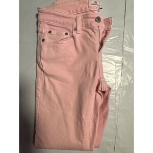 Vineyard Vines Pink Jeans Womens Size 2 Skinny Fit Casual Denim